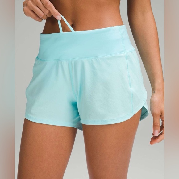 C - Lululemon Speed Up Mid-Rise Lined Short 4"
Cyan Blue - Picture 3 of 6